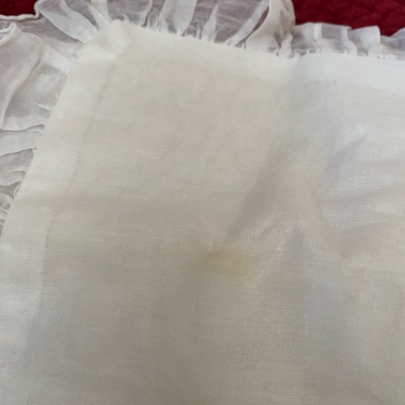 Ralph Lauren Ruffled One Standard Sham Shelter Island White Ruffle detail - Picture 11 of 11